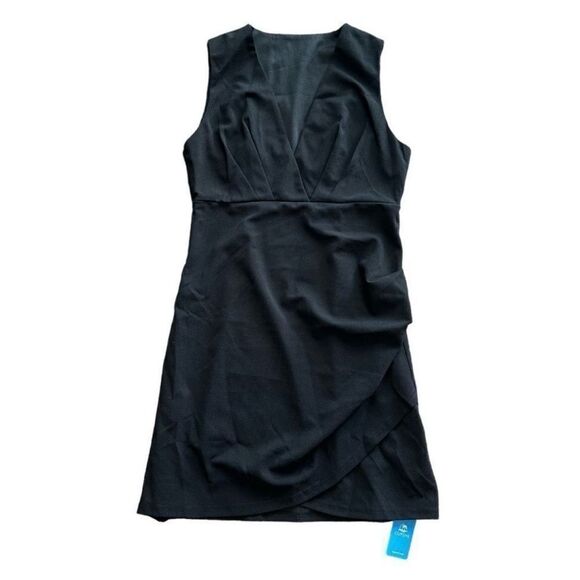 Cupshe Sleeveless V Neck Mini Dress Black Medium - Picture 1 of 4